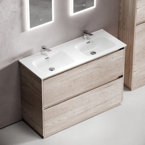 Тумба под раковину Sancos Libra Floor LB120F-2EG 120х50 напольная цвет коричневый - фото 4